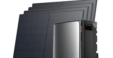 EcoFlow STREAM Kit solar instalado en balcón