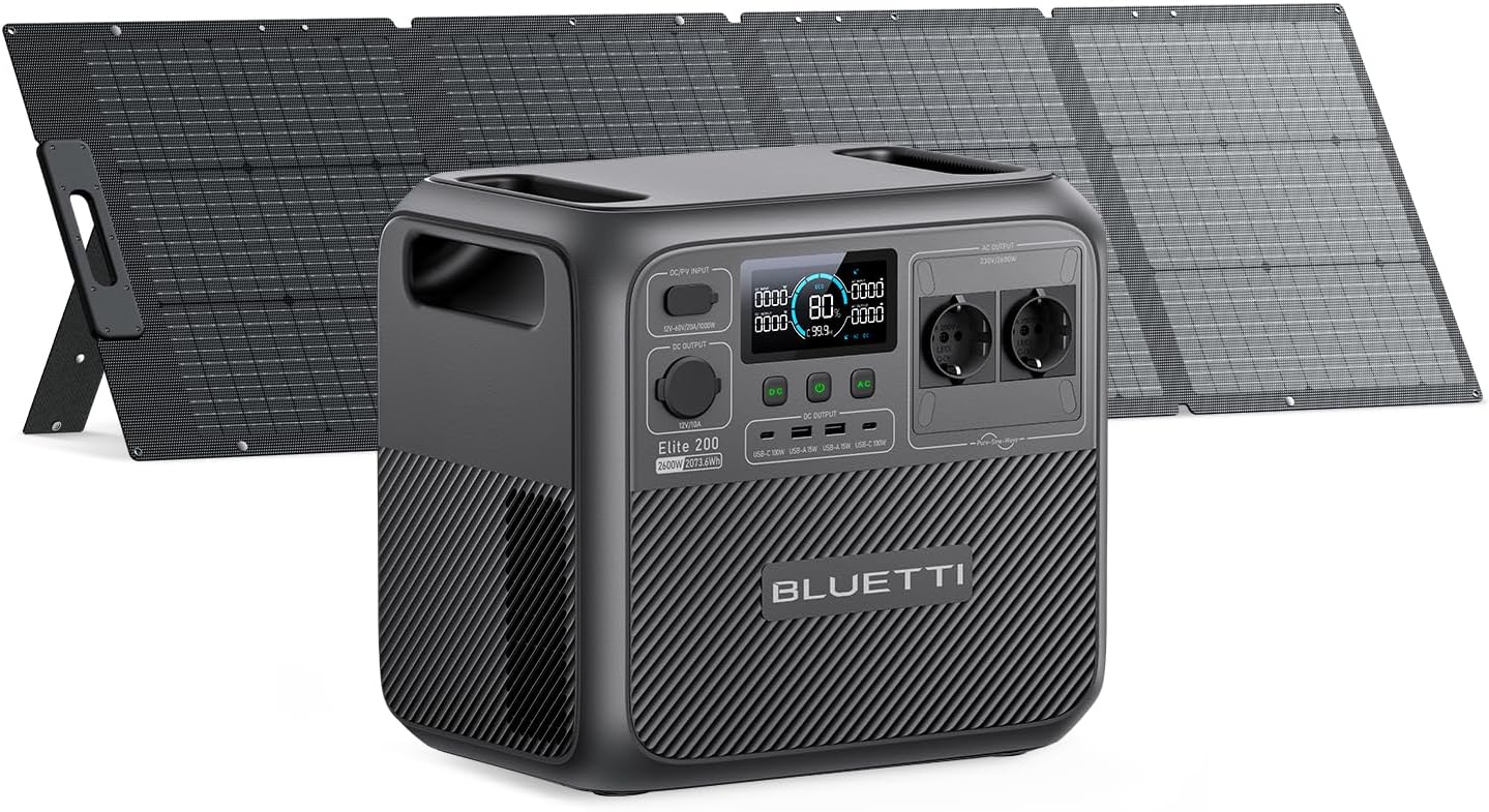Bluetti Elite 200 V2 generador solar portátil