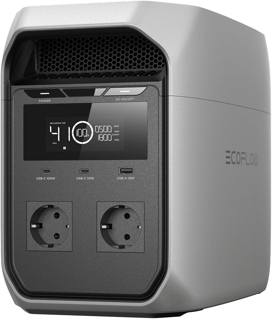 EcoFlow DELTA 3 Classic generador solar portátil 1024Wh 1800W LFP