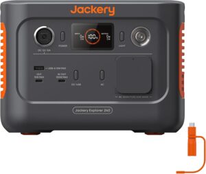 Jackery Explorer 240 V2 generador solar portátil 256Wh LFP 300W