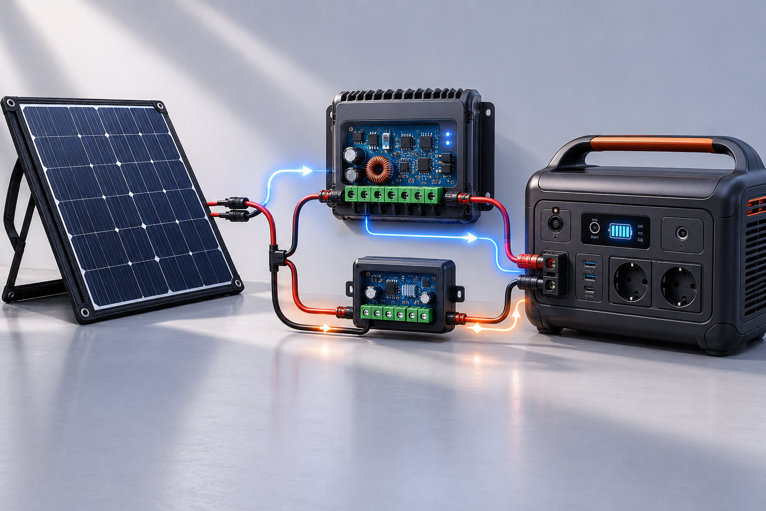 MPPT vs PWM controlador de carga en generadores solares