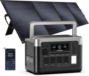 OUKITEL P1000 Plus generador solar portátil 1024Wh LFP 1800W